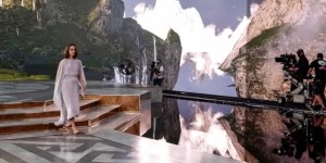一张《雷神4》幕后照，采用了The Volume技术
