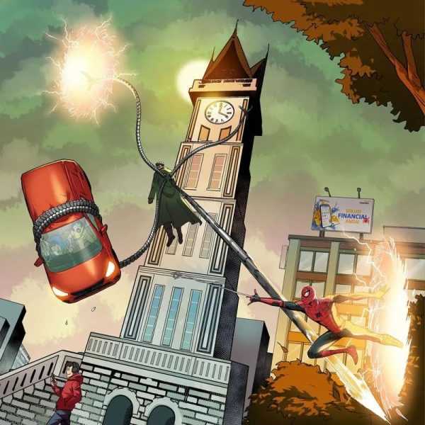一组《蜘蛛侠：英雄无归》的艺术概念图-插图