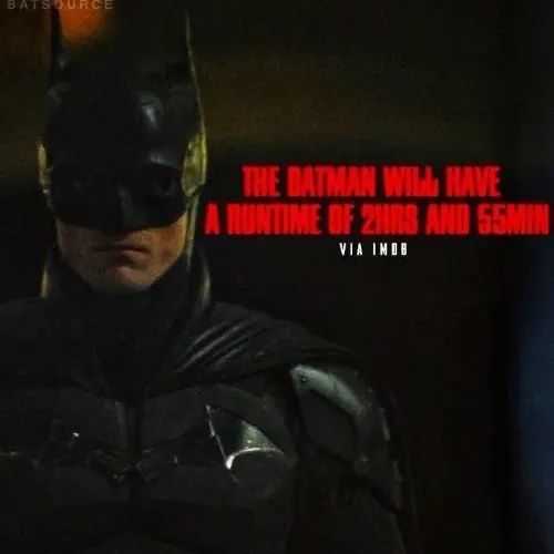 《新蝙蝠侠》时长为2小时55分钟缩略图