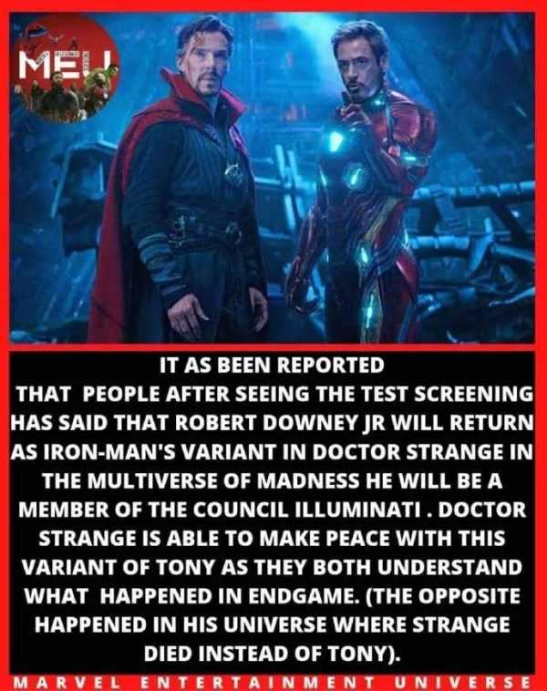 《奇异博士2》将出现平行宇宙钢铁侠！与博士抱头痛哭，多元复联将再次集结-插图