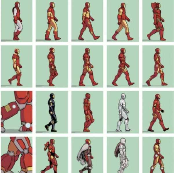 一款钢铁侠在750期《复仇者联盟》漫画中的所有战衣的动图，你值得拥有！缩略图