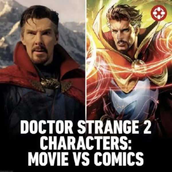 ​奇异博士2 电影 vs 漫画的角色对比！缩略图