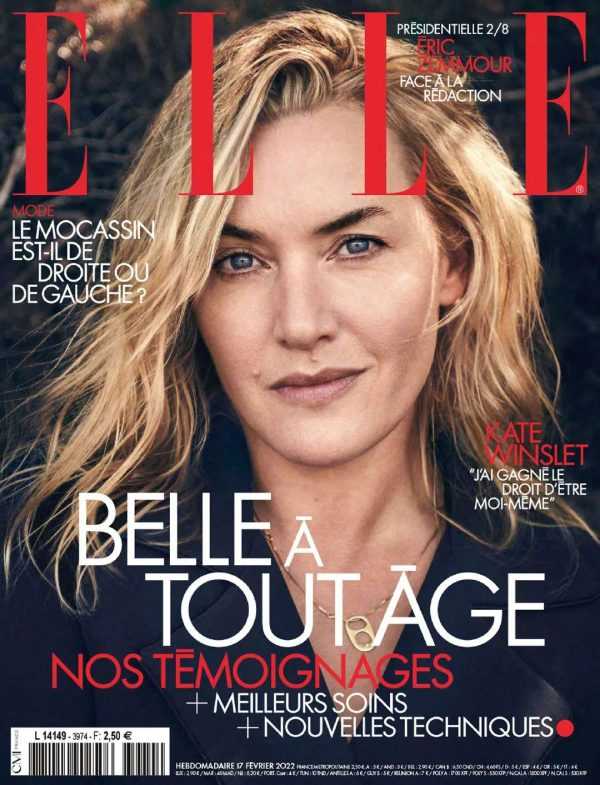 高清丨凯特·温斯莱特为法国版《ELLE》杂志拍摄写真-插图3