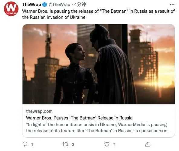 好莱坞五大影业宣布抵制俄罗斯，迪士尼华纳等新片无缘院线，未来这种趋势还在继续-插图2