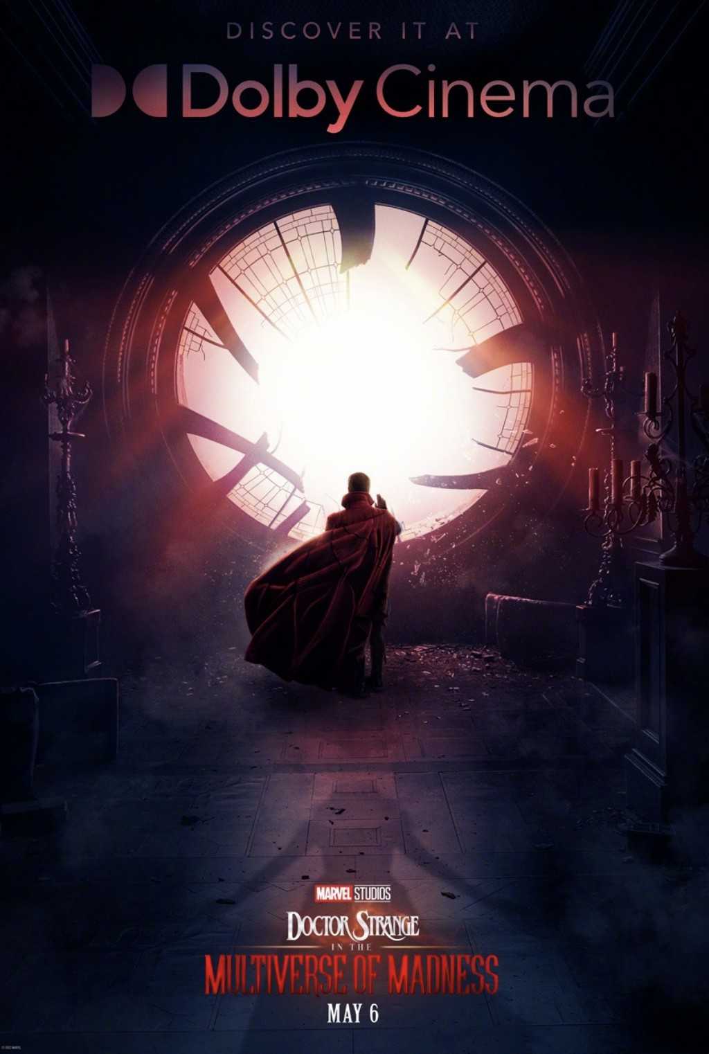 漫威《奇异博士2：疯狂多元宇宙》曝光IMAX、杜比影院、RealD 3D、ScreenX 版海报。-插图1