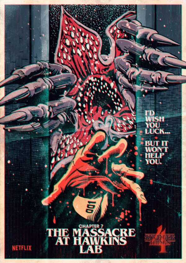 《怪奇物语》第四季每集的官方艺术海报发布-插图6