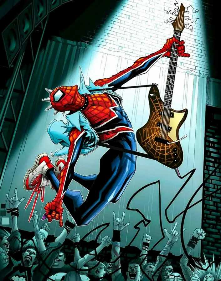 漫威推出全新蜘蛛侠！来自平行宇宙，是一位朋克摇滚歌手-插图3