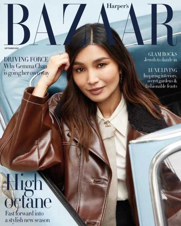 高清丨嘉玛·陈登上英国版《Harper's BAZAAR》杂志金九刊封面-插图1