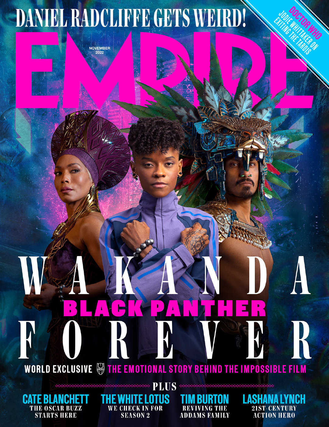 《黑豹2》登上《帝国》杂志封面，苏睿公主、拉曼达皇后、纳摩王子现身缩略图