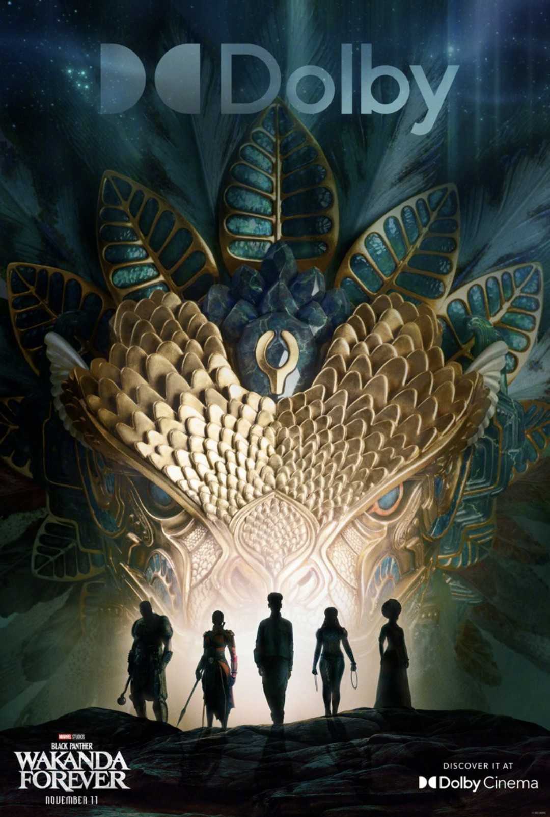 漫威影业《#黑豹2：瓦坎达万岁#》发布 IMAX、杜比影院、RealD、ScreenX、4DX海报 ​​​-插图1