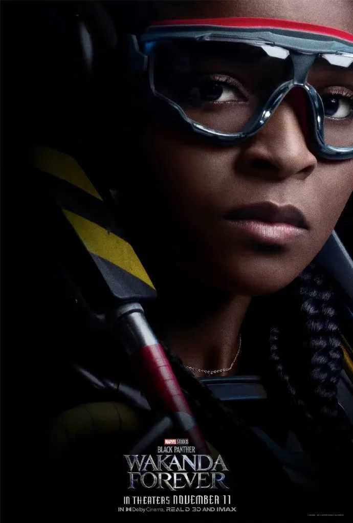 《黑豹2》发布12位角色海报，钢铁之心身穿盔甲，「华生」罗斯探员回归-插图9