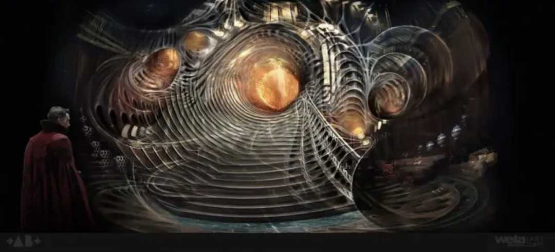 漫威电影《奇异博士2》曝光了几张废弃的概念设计，感觉比电影中的还要刺激！-插图6