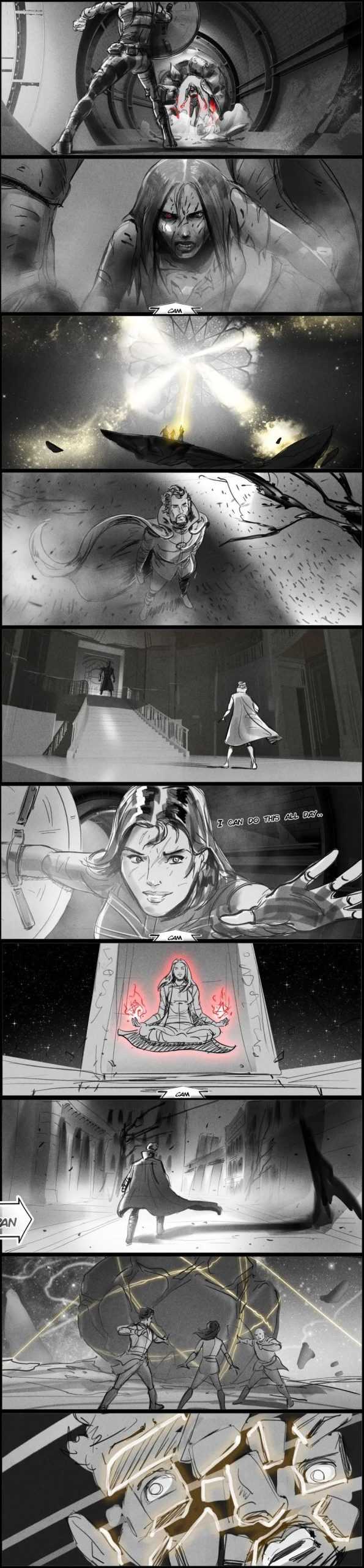 漫威电影《奇异博士2》原先的故事设定，原本有钢铁侠的-插图4