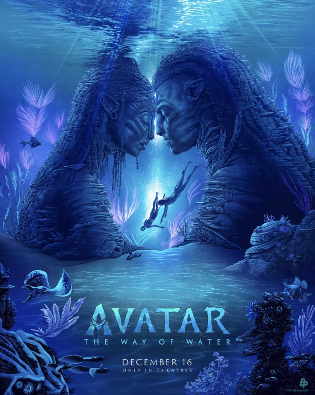 《阿凡达2：水之道》曝光一张全新艺术海报设计图-插图2