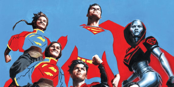 詹姆斯·古恩在他的《超人：传承》中调侃了关键的DC英雄角色-1