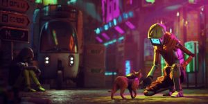《Stray》：从猫科幻视频游戏到动画电影的奇幻之旅缩略图