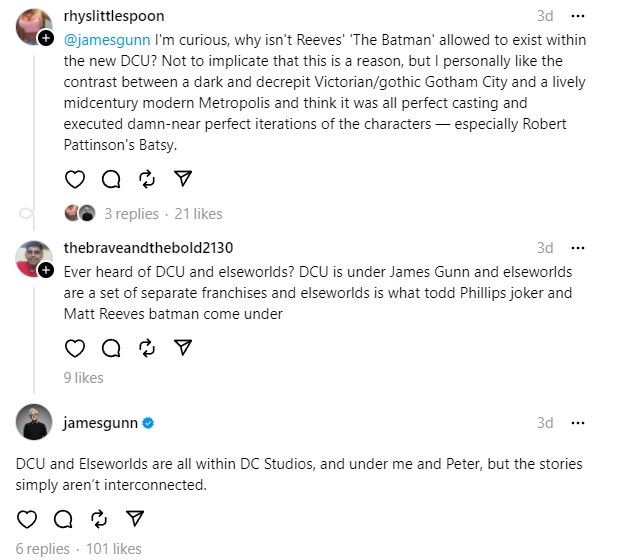 詹姆斯·冈恩解释DC工作室如何处理DC宇宙和异世界品牌-1