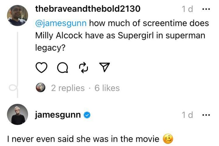 詹姆斯·冈恩评论《超人：遗产》中的超级女侠-1