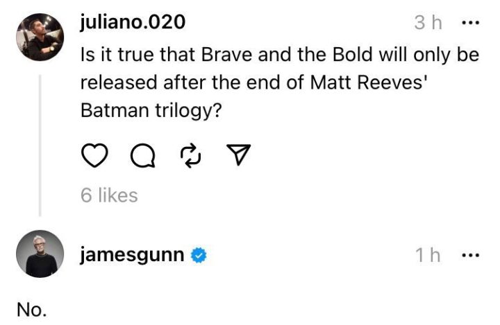 詹姆斯·冈恩分享关于新DCU蝙蝠侠电影发布计划，振奋人心！-1