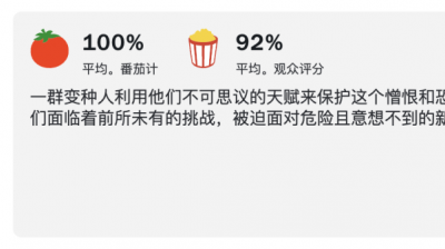 《X战警97》烂番茄评分100%，观众评分高达92%缩略图