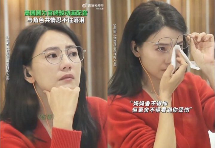 宫崎骏新作惊现高圆圆泪洒现场，因一事悲痛欲绝-1