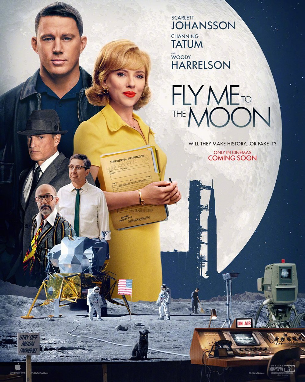 《月球计划》发布新海报 斯嘉丽·约翰逊与查宁·塔图姆共谱爱情喜剧