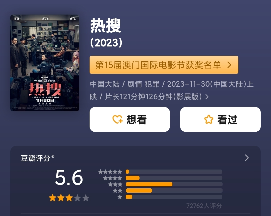 舆论风暴中心！张小斐黄轩《恶意》定档7.5 陈思诚再造社会派悬疑王炸